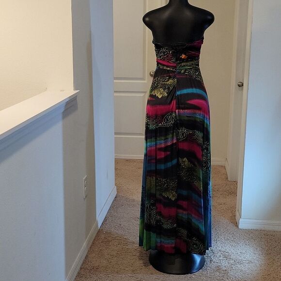 SPEECHLESS FORMAL MULTI-COLOR FLOOR LENGTH DRESS - Picture 8 of 15